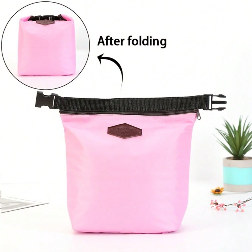 Fashionable Insulated Bags, Lunch Bags, Foldable Bento Bags, Thickened Aluminum Foil, Ice Preservation And Freshness Bags, Outdoor Picnic Bags