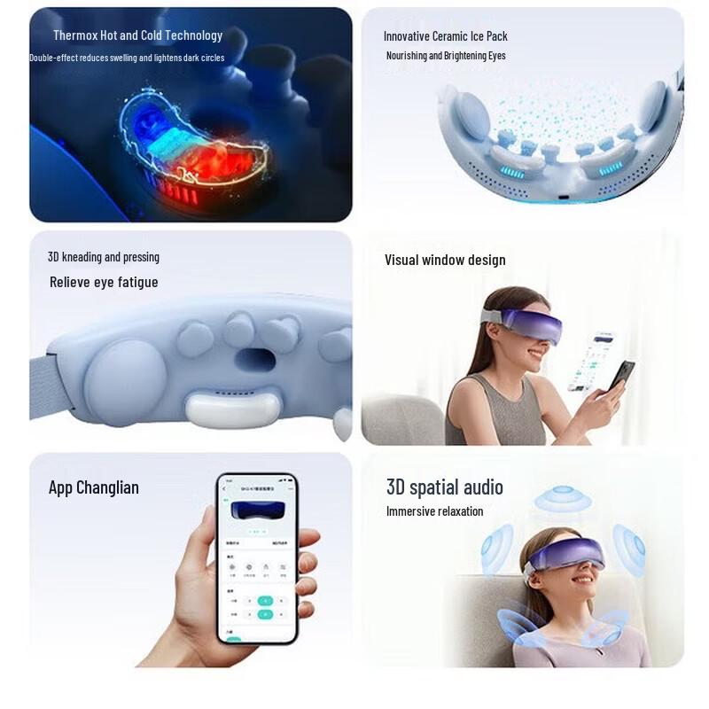 SKG K7 Hot & Cold Eye Massager CN plug (adapter included)