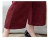 Chinese Style Summer Two-Piece Set: Mid-aged and Elderly Mom Short Sleeve Loose T-shirt and Fashionable Pants