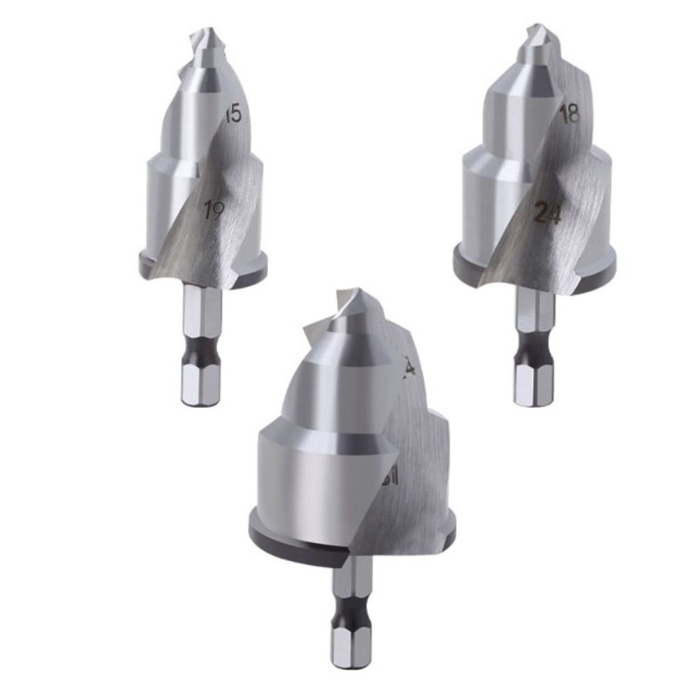With Limiter Countersink Drill Bit Hexagon Handle High Precision Water Pipe Drill Bit Steel Wear-resisting PPR Lifting Drill Bit