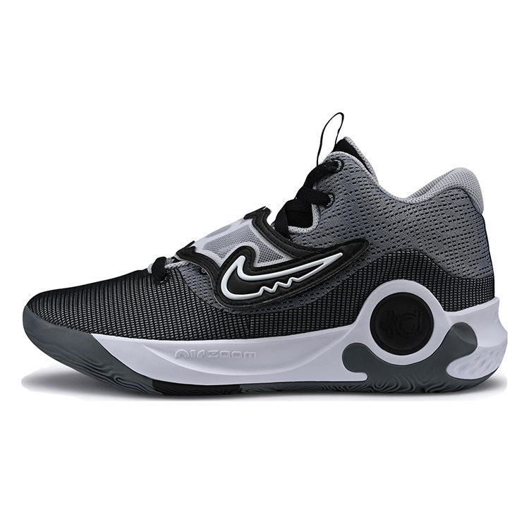 Nike KD Trey 5 X Durant Kulaté špičky Šněrovací Odpružení Středně vysoké Basketbalové boty Pánské tenisky Černé DJ7554-008