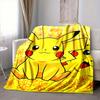 1Pc Pikachu Friendship Adventure Blanket Soft And Comfortable Casual Warm Camping Travel Christmas Halloween Xmas Gift M928368