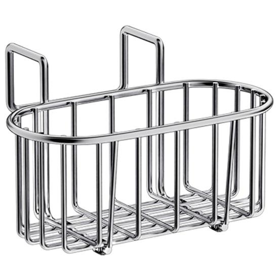 

Держатель губки для кухонной мойки Подвижная полка для кухонной мойки Компактный размер Нержавеющая водонепроницаемая подвесная раковина Губка для раковины для раковин с двойной чашей A