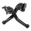 Aluminum Motorcycle Brake Clutch Lever Handlebar Grips Kawasaki Ninja 650R ER-6F ER-6N 2006-2008 Short Long Length