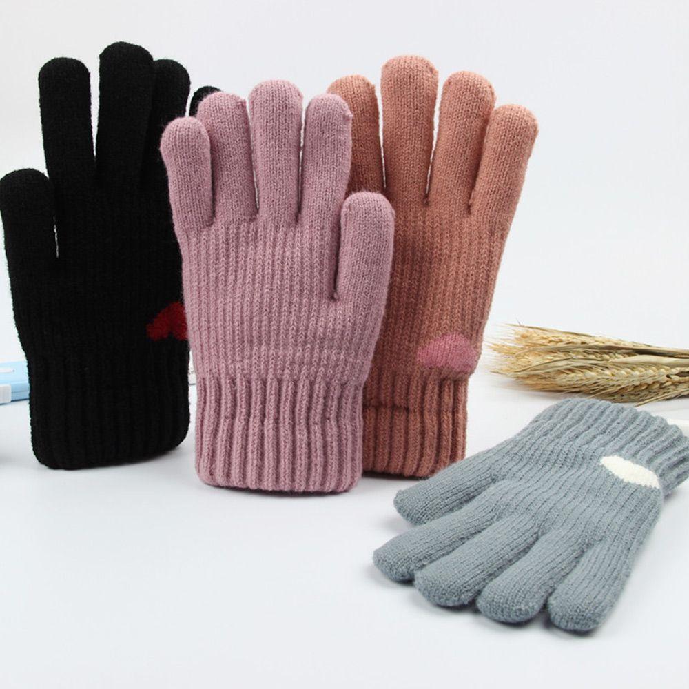 

Зимние эластичные варежки Plus Velvet, теплые вязаные перчатки