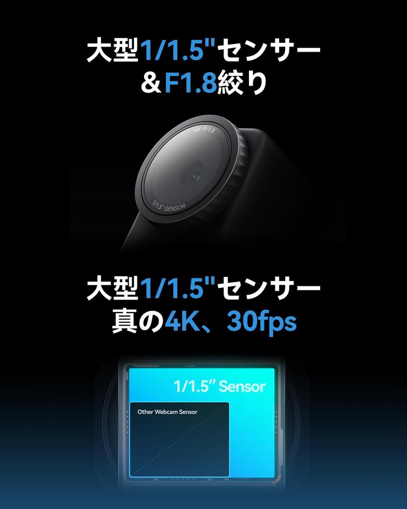 Hollyland Lyra 4K USB Omnidirectional Privacy Compatible with Ideal for Live Video and Remote Learning Item Webcam, 50MP, Type-C Connection, Built-in