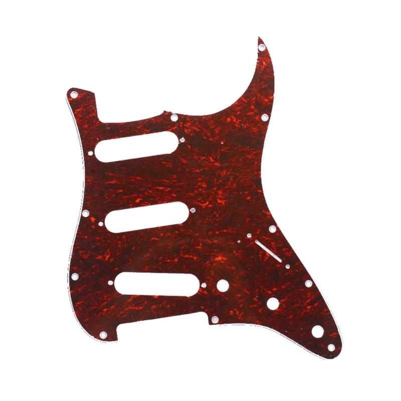 1Pc 3Ply S+S+S 11 Holes  Electric Guitar Pickguard Scratch Plate Pick Guards for US/Mexico Made Modern Guitar Parts