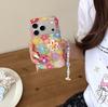 Colorful Plaid 3D Flower Case for iPhone 17, 16 Pro Max, and 15 Pro