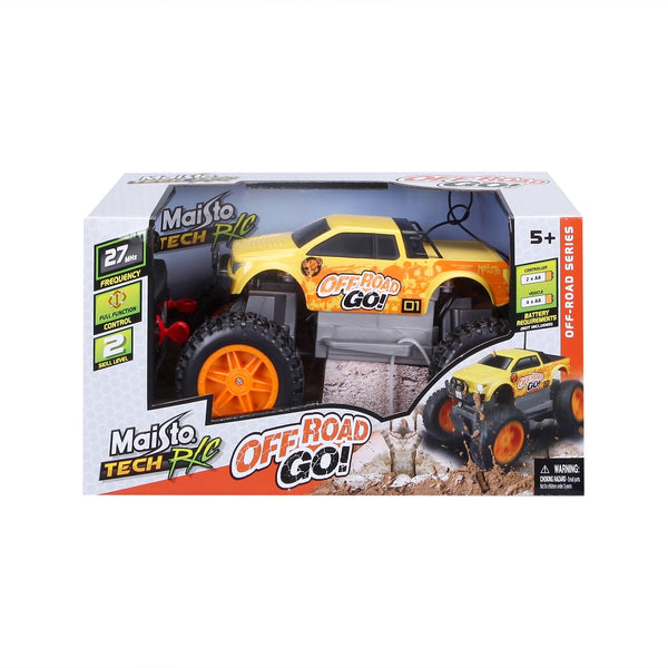 Maisto | Rádióvezérlésű autó | Tech Off Road Go Yellow