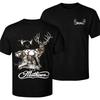 Hert Eend Jachthond Grafisch T-shirt, US Katoen Buiten Levensstijl Tee