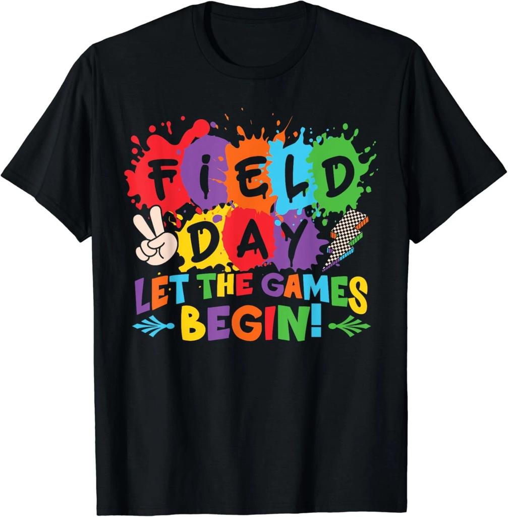 Field Day Let Games Start Begin Teachers Field Day 2024 Gift Unisex T-Shirt