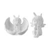 3D Angel Candle Mold Handmade Angel-Doll with Wing Silicone Mold For Soap Making For DIY Aromatherapy Plaster Decor