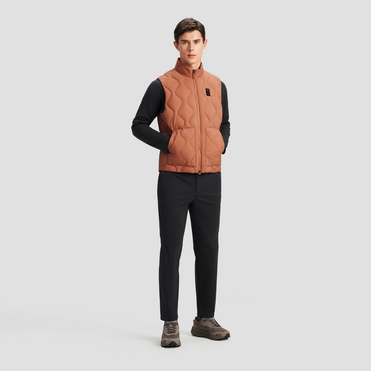 Descente Dualis Water-Resistant Breathable Down Vest Men vests D4131DDV86A