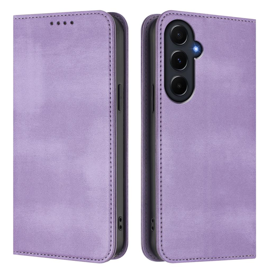 For Samsung Galaxy A55 5G Wallet Cases Retro Texture RFID Blocking Leather Phone Cover