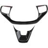Carbon Fiber Steering Wheel Cover Molding Trims Accessories for Ford Transit 150 250 350/Escape 2020-2026 for Bronco Sport/Maverick