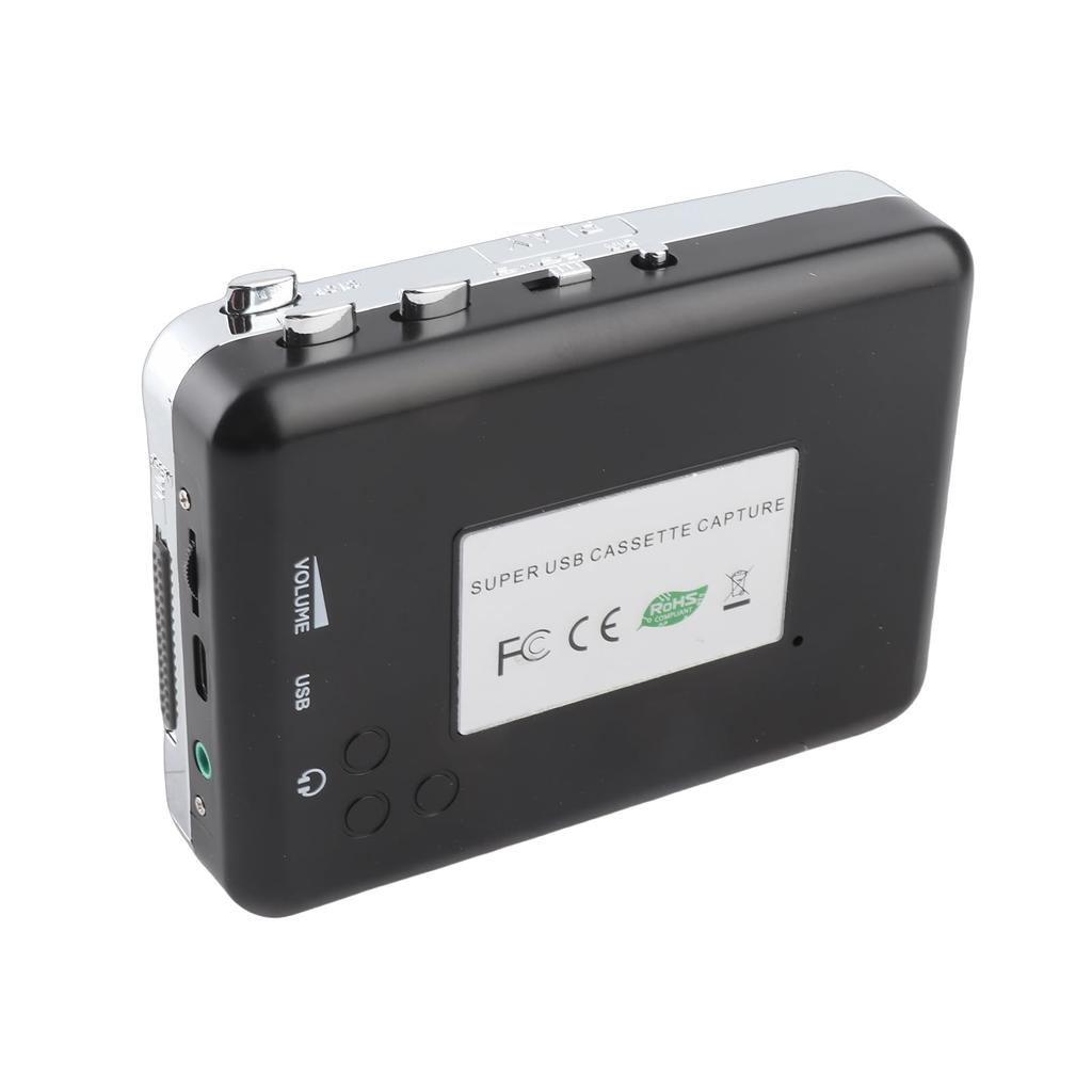 Yctze Portable USB Cassette to MP3 Tape to CD Audio Music Player Stereo Sound Quality for Vintage Cassette Lovers Converter, Capture,