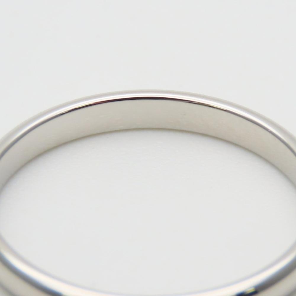 Used TIFFANY&Co. Ring Wedding Band EU#46.5 Pt950Platinum 2.0g Platinum Simple