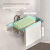 Transparent Sink Drain Rack Removable Dishcloth Drainage Rack  Bathroom Accessories