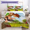 Ensemble de literie dessin animé Pettson et Findus, Housse de couette douce avec impression chat et taie d'oreiller pour chambre d'enfant Décoration de maison