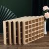 1PCS All Solid Wood Jewellery Tray Lattice Storage Tray Jewellery Loose Beads Bracelets Strings Jewellery Display Tray