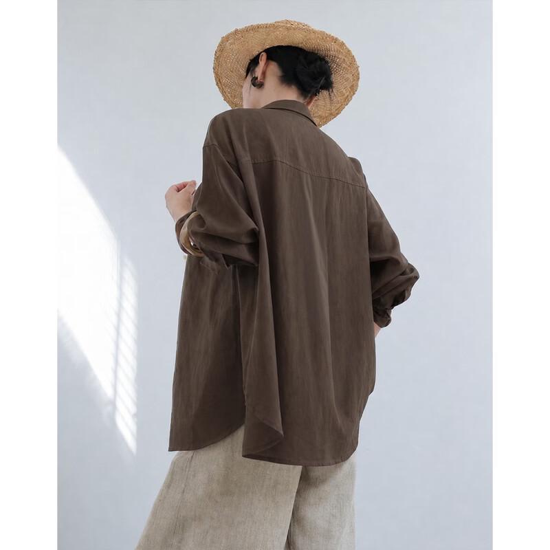 Demana Minimalist Long-Sleeve Button-Down Shirt