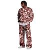 Set da Uomo con Felpa a Strati e Pantaloni Cargo con Vita Elasticizzata