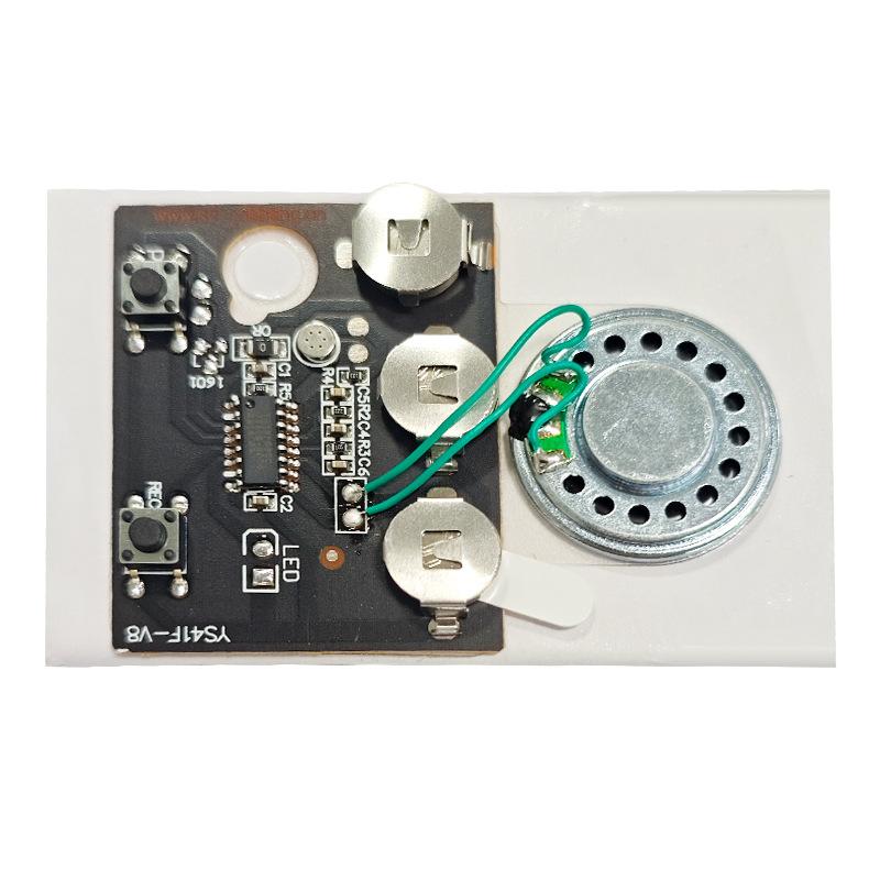 1Pcs Dual Button Recording Chip 60S Audio Voice Recording Playback Module For Greeting Card Accessories