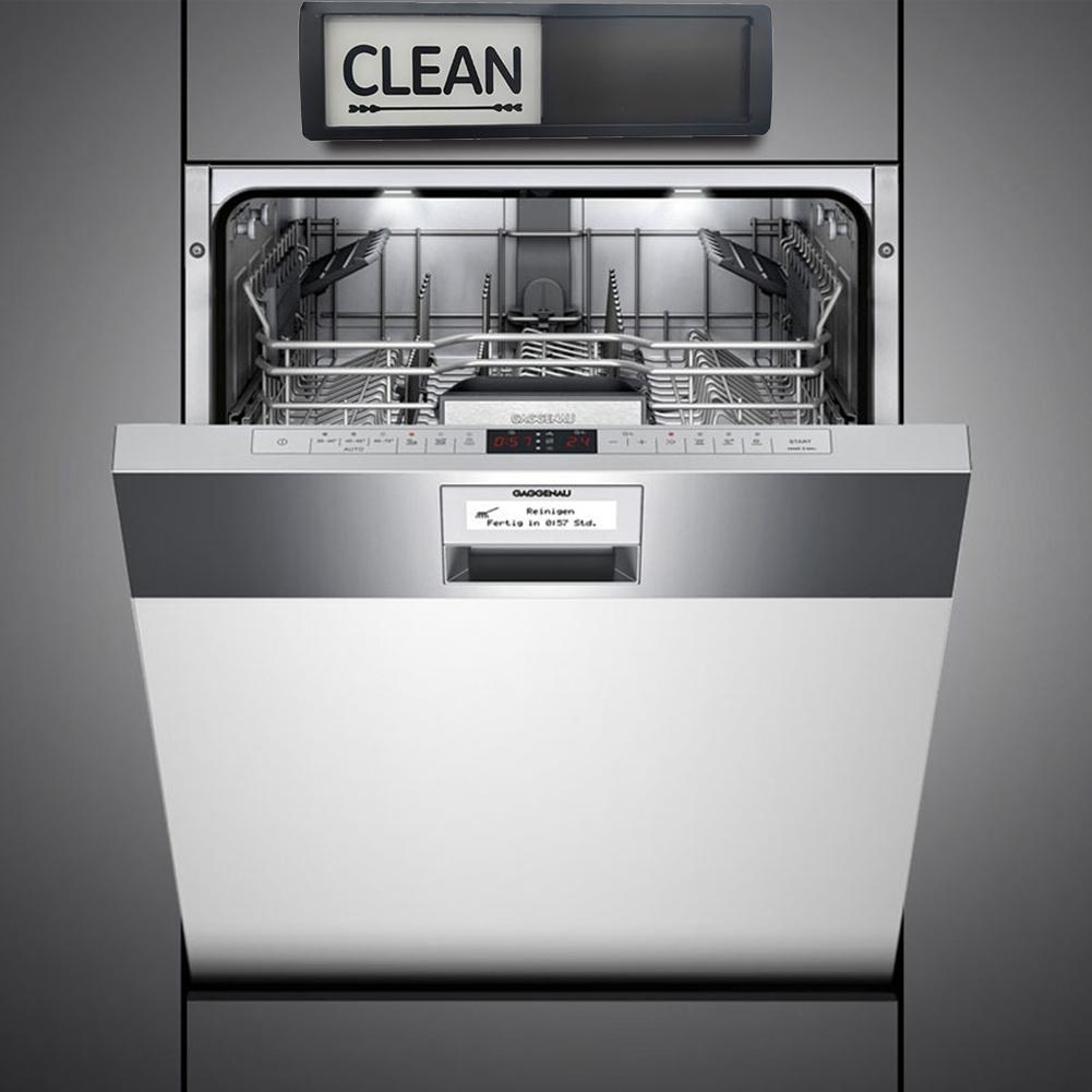 Ren Smutsig Diskmaskinsmagnet Indikatorskylt Repfri Enkel Skjutbar Kök