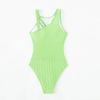 2024 Summer Fashion Elegant Sexy One Piece Bikini Swimwear New Tight Conservative Swimwear for Women