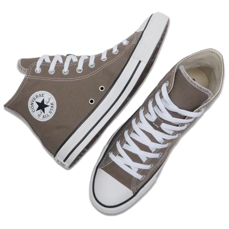 Converse Chuck Taylor All Star Comfortable Versatile Low-Top Slip-Resistant Durable High-Top Skate Shoes Unisex Sneakers Gray A08581C