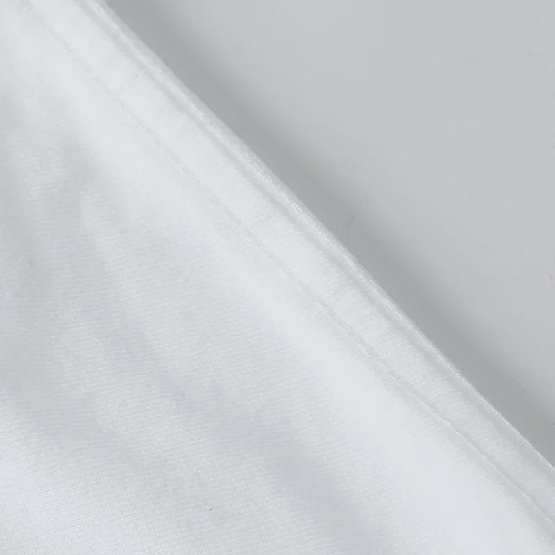320g Heavyweight White Cotton Short-Sleeve T-Shirt for Men and Women - Thick, Non-Transparent, Loose Fit, Perfect for Summer. 
