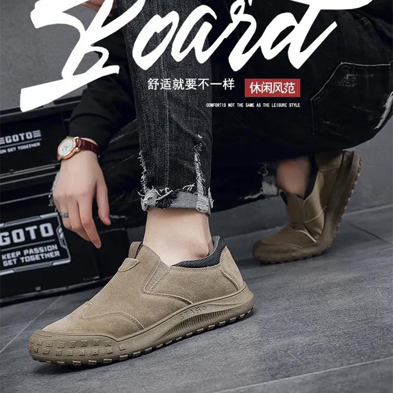 Fashion Men Shoes 2024 New Men's Casual Shoes Breathable Classic Canvas Slip On Shoes For Men Breathable Walking Sneakers Men Loafers