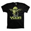 STAR WARS - T-Shirt Cool Yoda - Black (M) : TShirt , ML