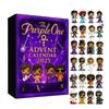 Christmas Advent Calendar Music Lover Countdown Calendar Music Themed Advent Calendar with 24 Hanging Ornaments for Christmas Tree Decoration