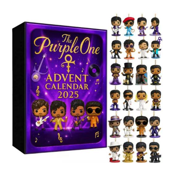 Christmas Advent Calendar Music Lover Countdown Calendar Music Themed Advent Calendar with 24 Hanging Ornaments for Christmas Tree Decoration