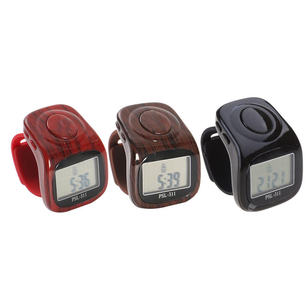 Digital Finger Rings LCD Electronic Hand Tally Counter Timer Decompression Prayer Counter Clickers Portable