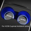 Aplicabil pentru mașina XC90 suport de pahar luminos pentru mașină lumini ambientale colorate pentru modificarea interiorului mașinii accesorii covoraș anti-alunecare