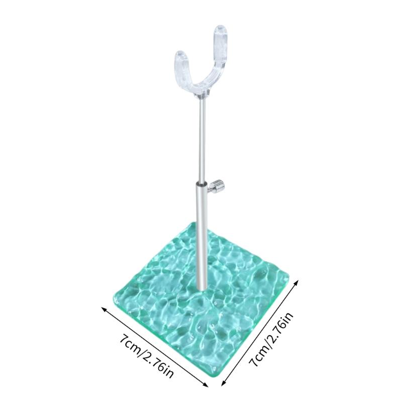 Adjustable Height Doll Stand With Wavy Base For Stable Doll Display And Action Figure Photography Accessories