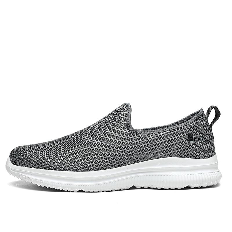Sommer Herren Damen Sneaker Slip-On Tennis Laufschuhe Sport Schuhe Herren Atmungsaktives Mesh Freizeit-Sneaker Walking Trainer Schuhe Plus 47