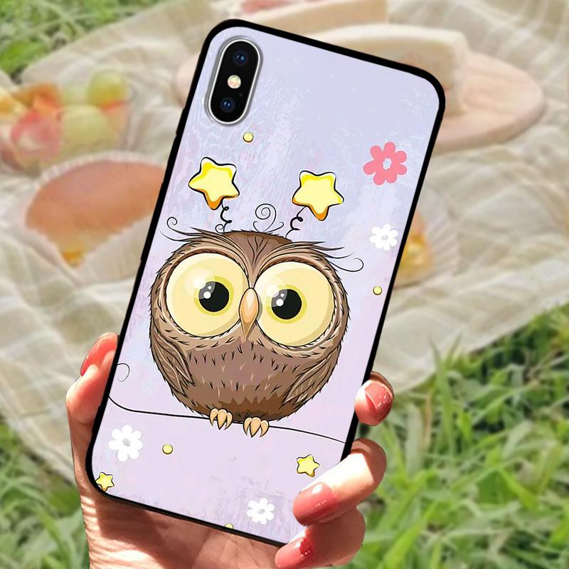For Apple iPhone XS Soft Case X XR TPU Silicone Phone Back Cover For iPhone XS Max Fashion Printed Covers Case Protective Fundas