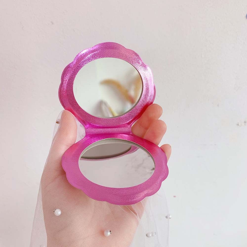 Mirrors Dressing Gift Compact Mirror Shell Vanity Mirror Pocket Cosmetic Mirror Mini Makeup Mirror