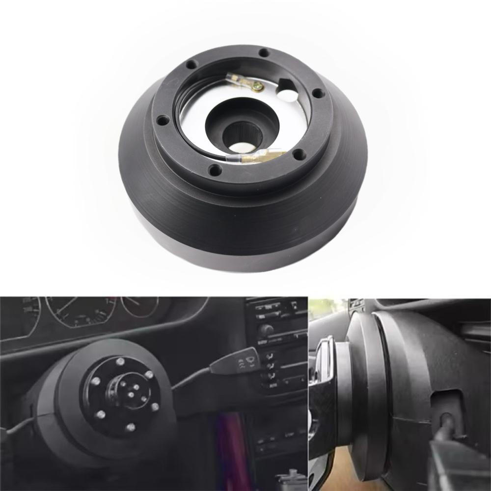 Racing Steering Wheel Short Hub Adapter Kit For BMW E30 3-/5-SERIES 318 325 528 M3 M5 84-90 HUB-KE30H