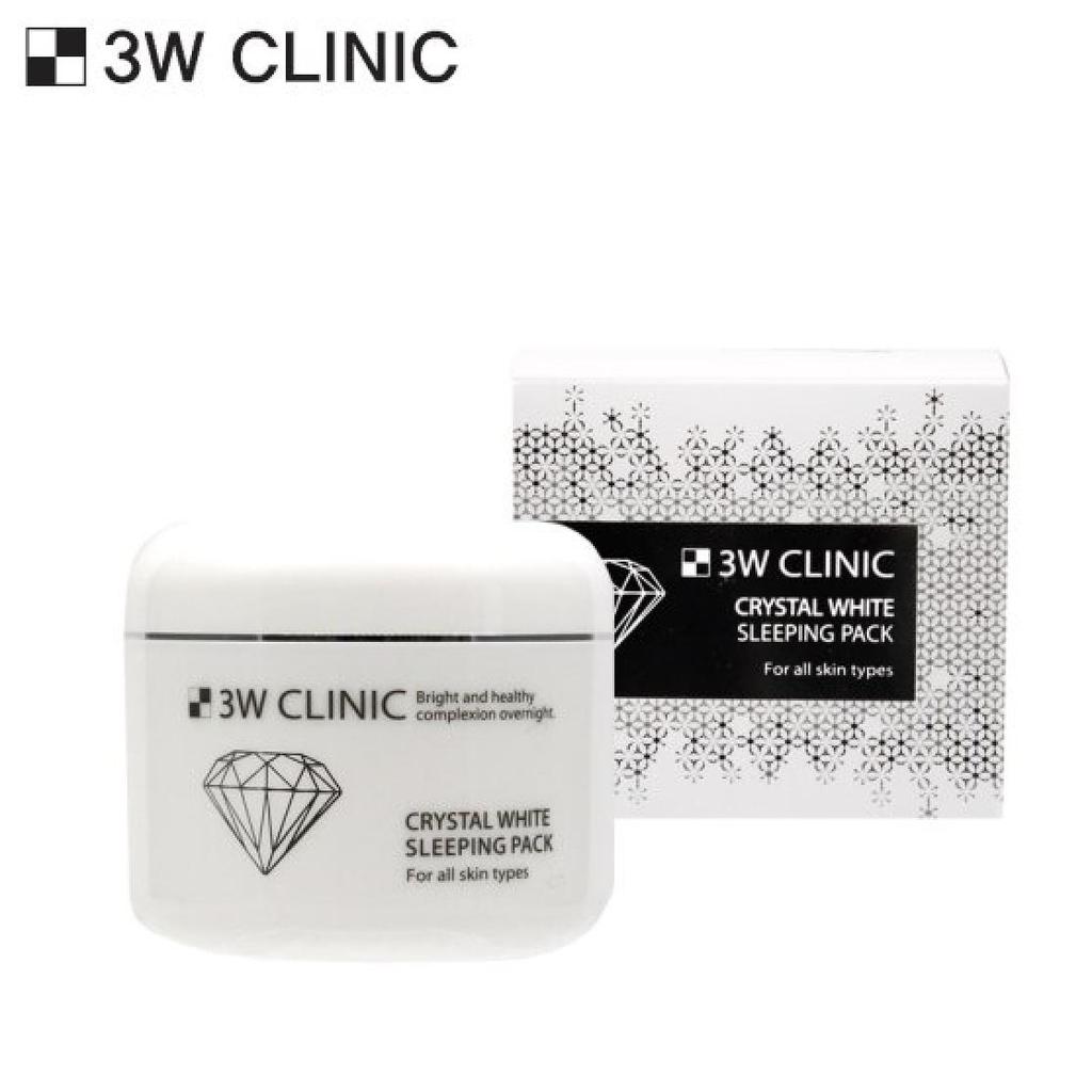 

3W CLINIC Crystal White Sleeping Pack, 100 мл, спальный пакет