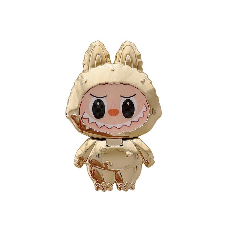 Labubu Mirror Cartoon Phone Holder Cute Smart Phone Stand Bracket For Iphone For Samsung Huawei Xiaomi For Girls Lady