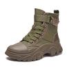 Martin boots women's autumn 2026 new three-color Internet celebrity locomotive boots thin breathable handsome heightening trend short boots