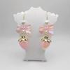 Playful Butterfly Bowknot Dangle Earrings Sturdy Alloy Strawberry Designs Accessory for Trendy Girls and Students