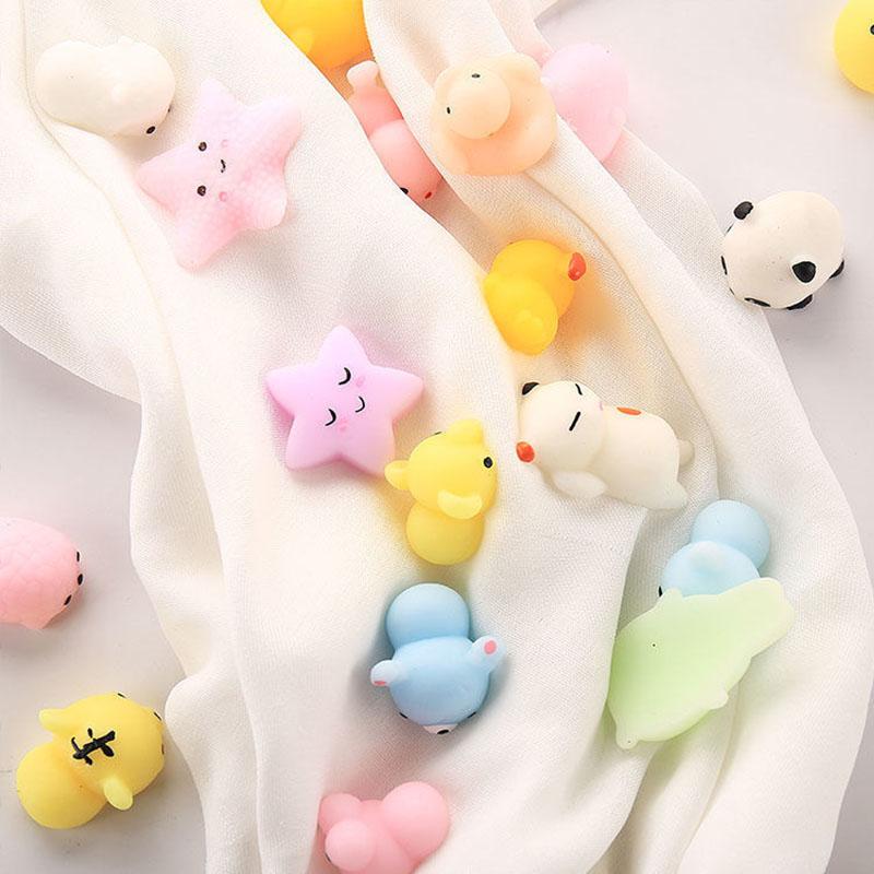 Random Stress Relief Toy Pinching Squeeze Cute Soft Fun Safe Venting Doll Pet