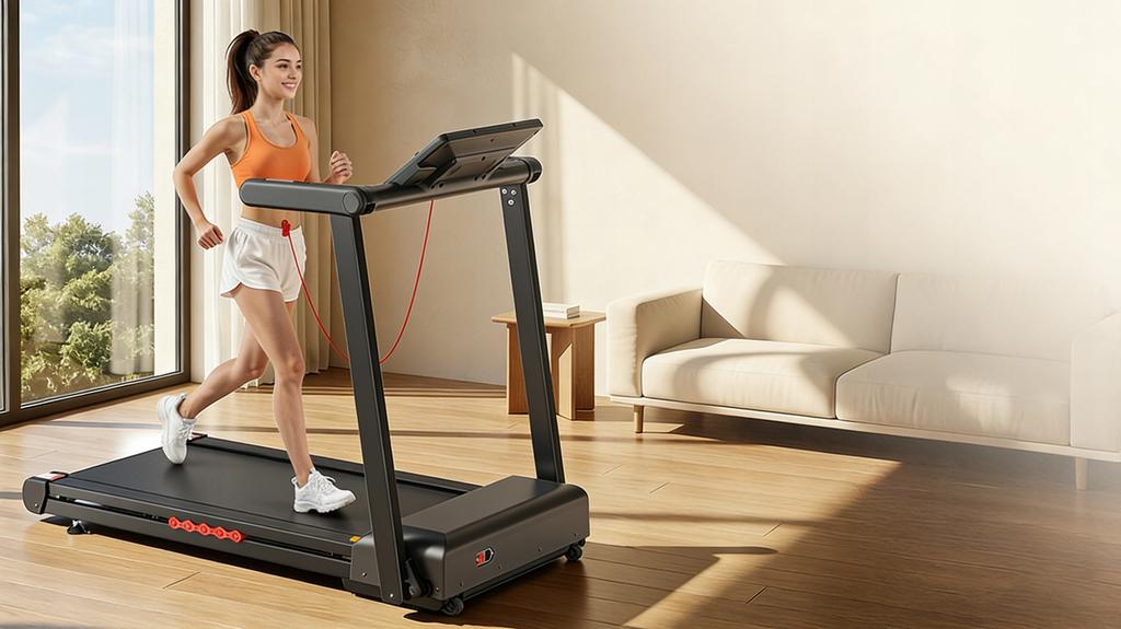 Electric Treadmill FT62-DZ Foldable Home with LED App for 150kg 1-16 Km/h Up To 1-18%
