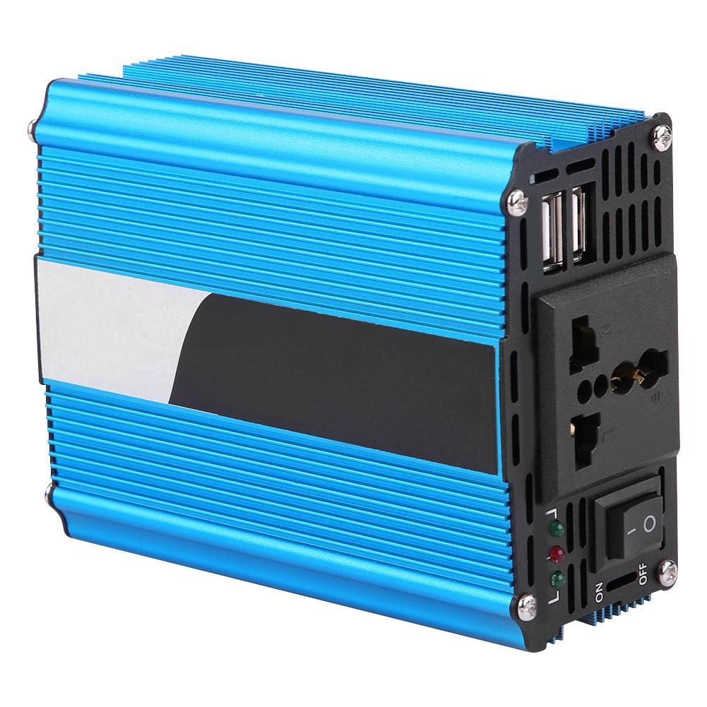 500W DC 12V to AC 220V‑240V Peak 600W Car Power Inverter Converter Dual USB Charger Adapter