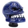 Totenkopf Schaltknäufe Harz Bequemer Griff Samurai Totenkopf Schalthebelknauf mit 3 Adaptern für die meisten